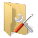 Folder Tools Icon 128x128 png